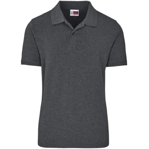 Mens Houston Stretch Golf Shirt Charcoal Front